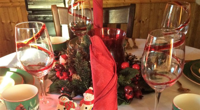 Wednesday table setting